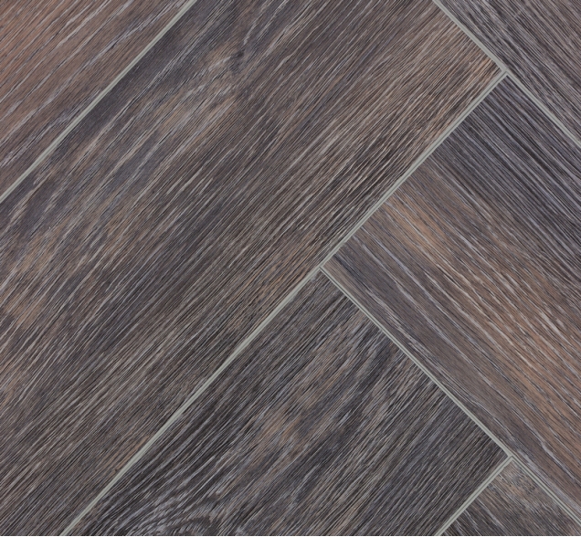 Виниловый ламинат SPC "Cronafloor" Herringbone Дуб Бордо (640*128*4,5 мм) — купить в Братске