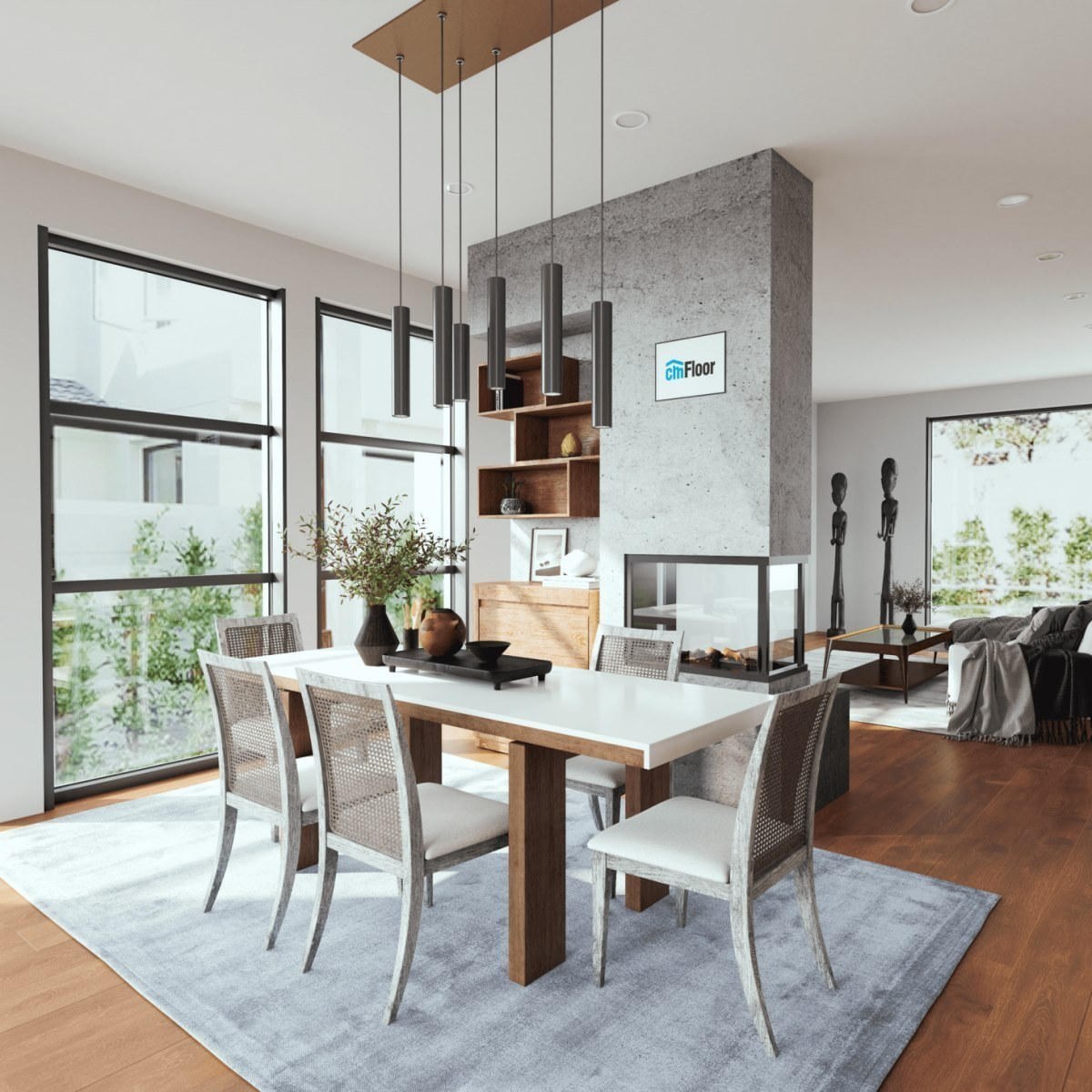 Виниловое напольное покрытие ScandiWood 18 Дуб Корица (180*1220*5 мм) — купить в Братске