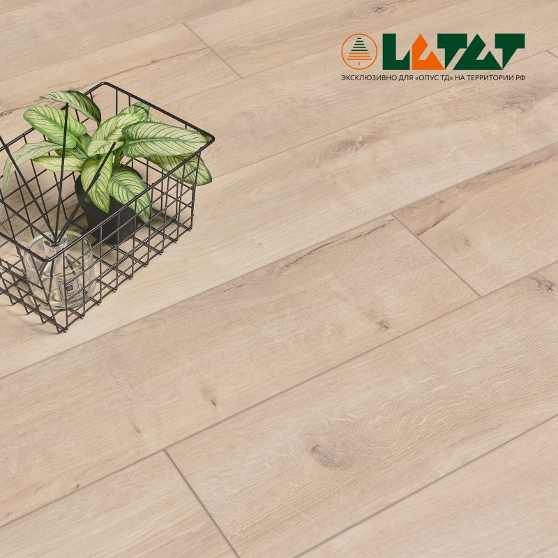 Ламинат  "Latat" Дуб Марсель (1382*193*8 мм) — купить в Братске