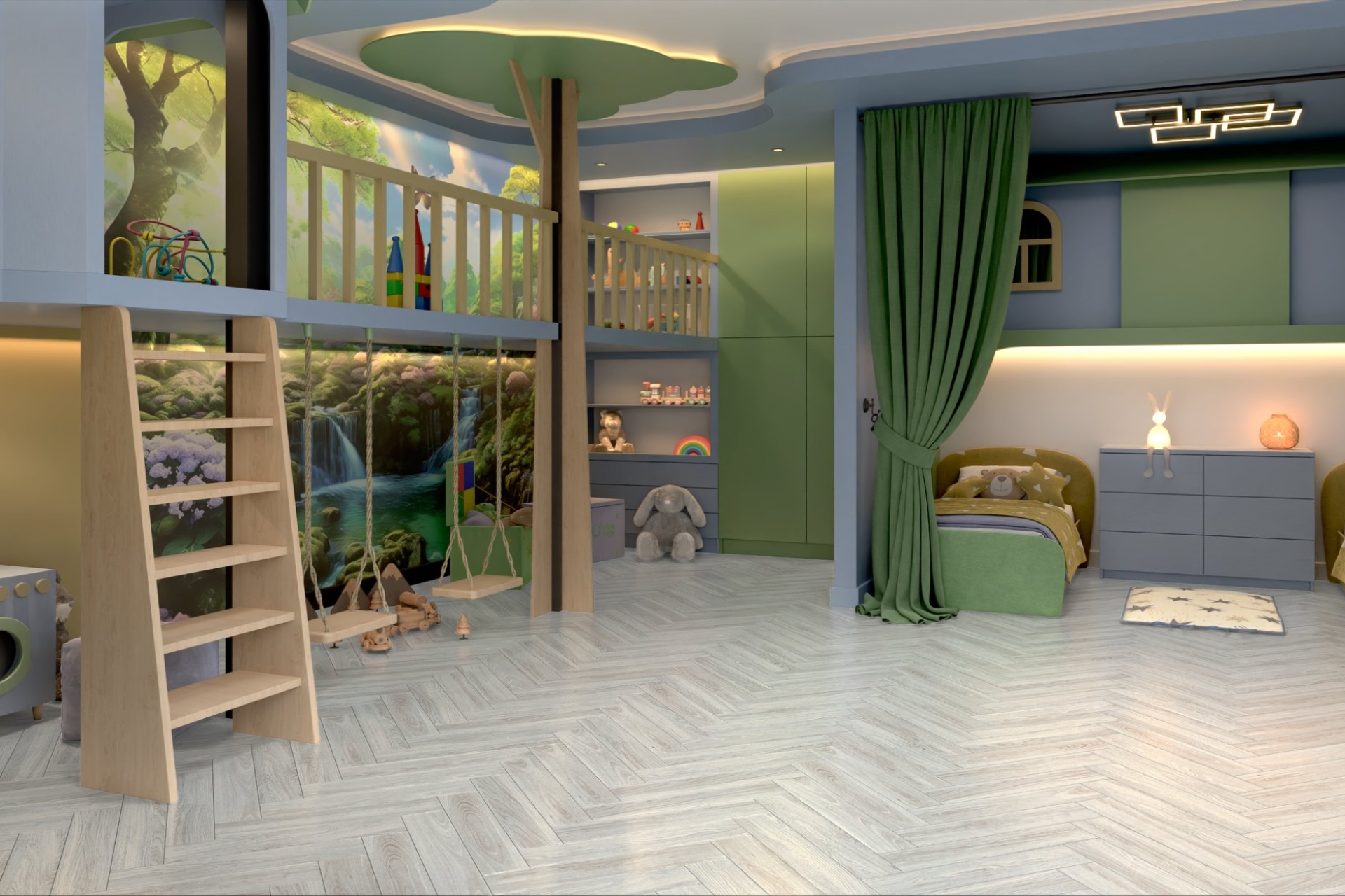 Инженерный паркет «Damy Floor» Ванильный (укладка елочкой) — купить в Братске