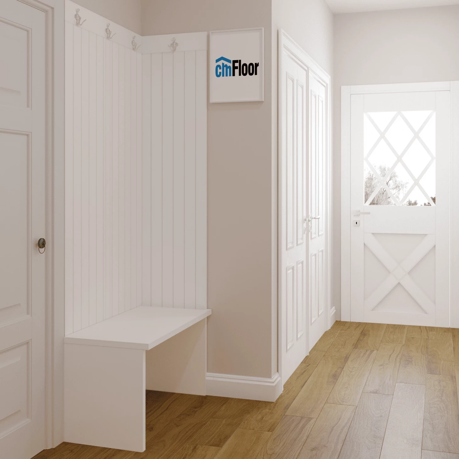 SPC плитка для пола Орех Американский (1220*180*4 мм) — купить в Братске