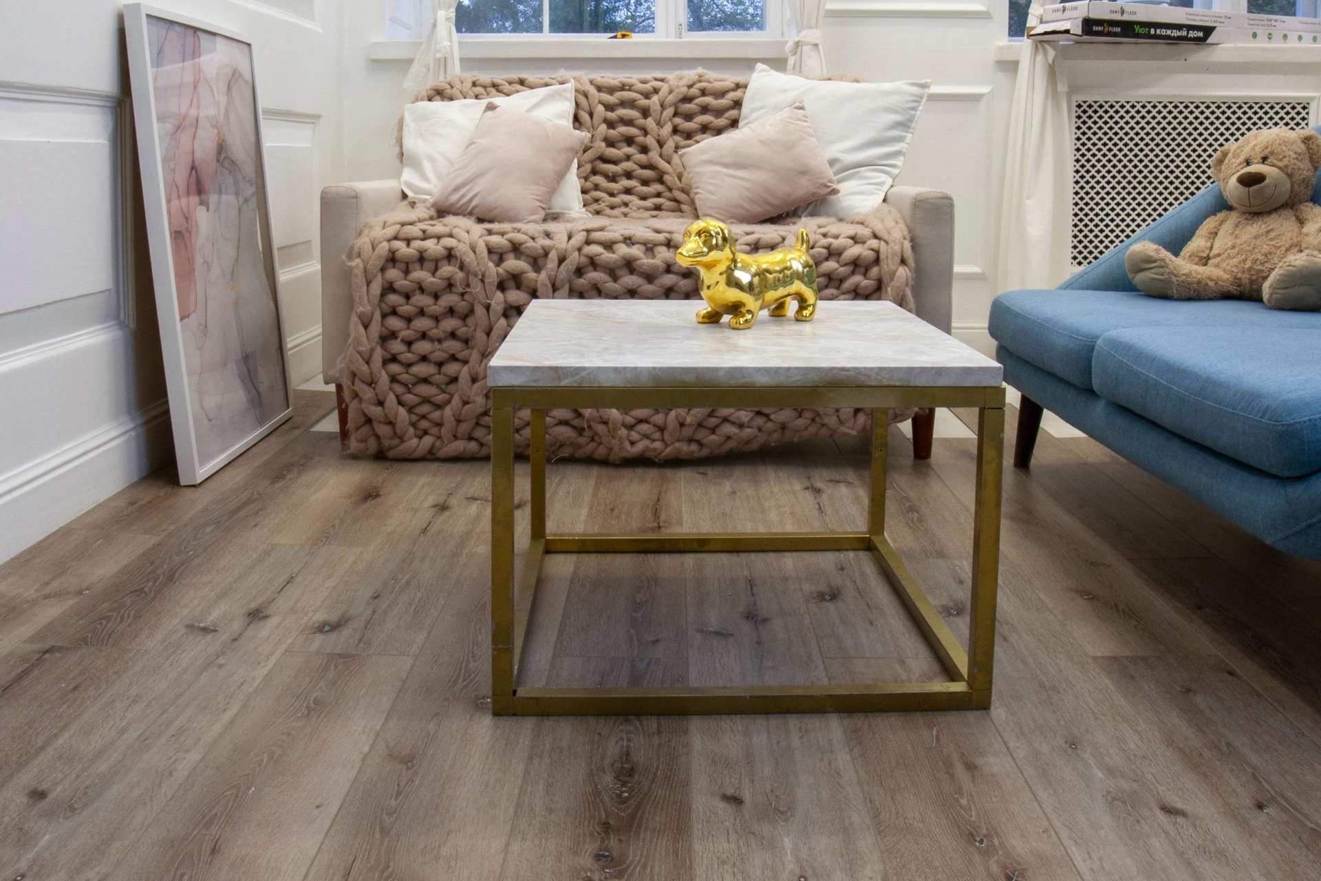 Усовершенствованная кварц-виниловая плитка «Damy Floor» Дуб Лофт (1227*187*2,5 мм) — купить в Братске