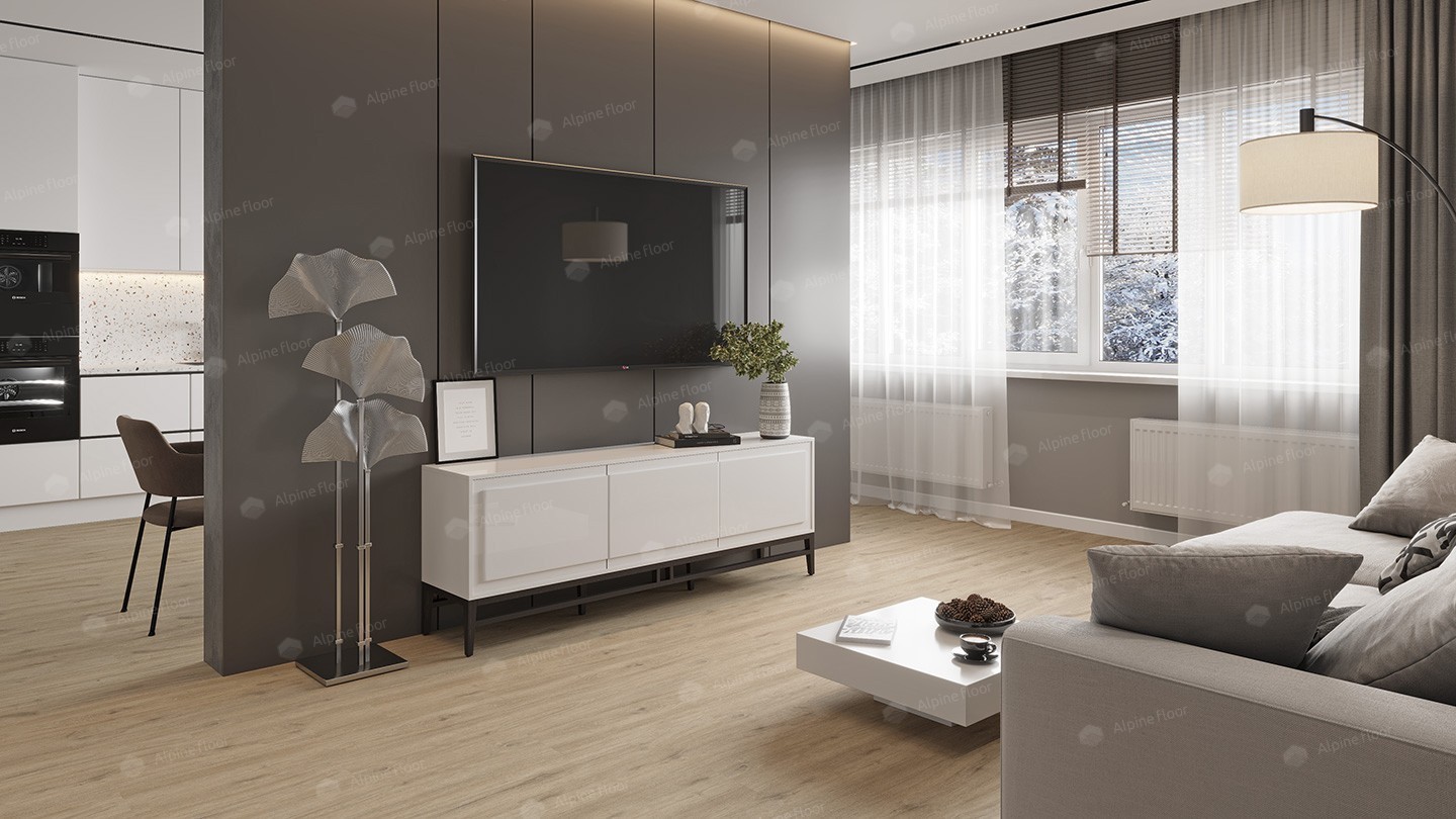 SPC ламинат "Alpine Floor" Анданте (1220*183*3,5 мм) — купить в Братске