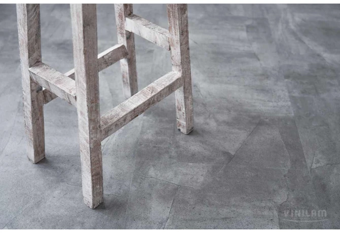 Кварц-винил Серый Бетон (950*480*2,5 мм) — купить в Братске