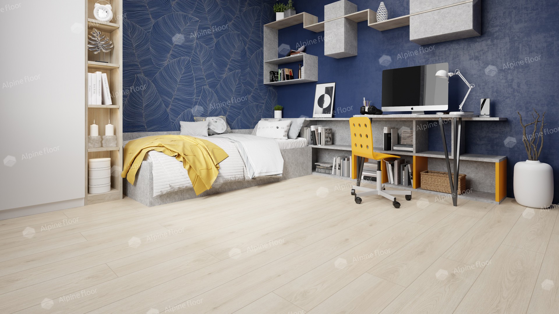 Ламинат "Alpine Floor" Дуб Петербург (1285*192*8 мм) — купить в Братске