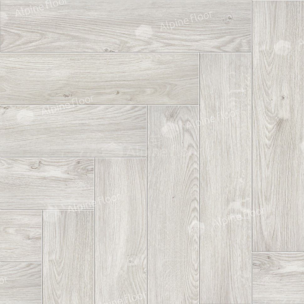 Виниловая плитка "Alpine Floor" Parquet LVT Снежный (590*118*2,5 мм) — купить в Братске