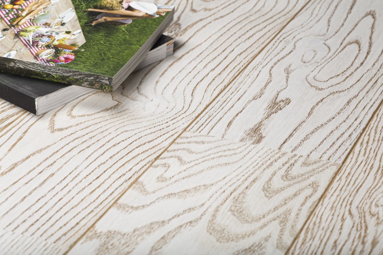 Паркетная доска "Sommer" Malmo Дуб White (1200*164*13,2 мм) — купить в Братске