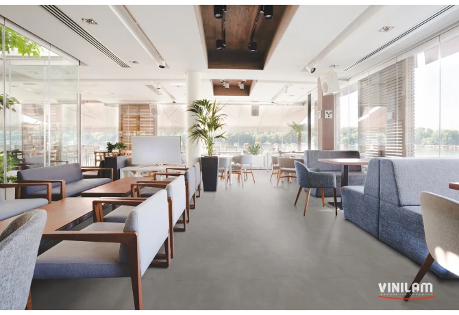 Кварц-винил Мокрый Бетон (914,4*457,2*2,5 мм) — купить в Братске