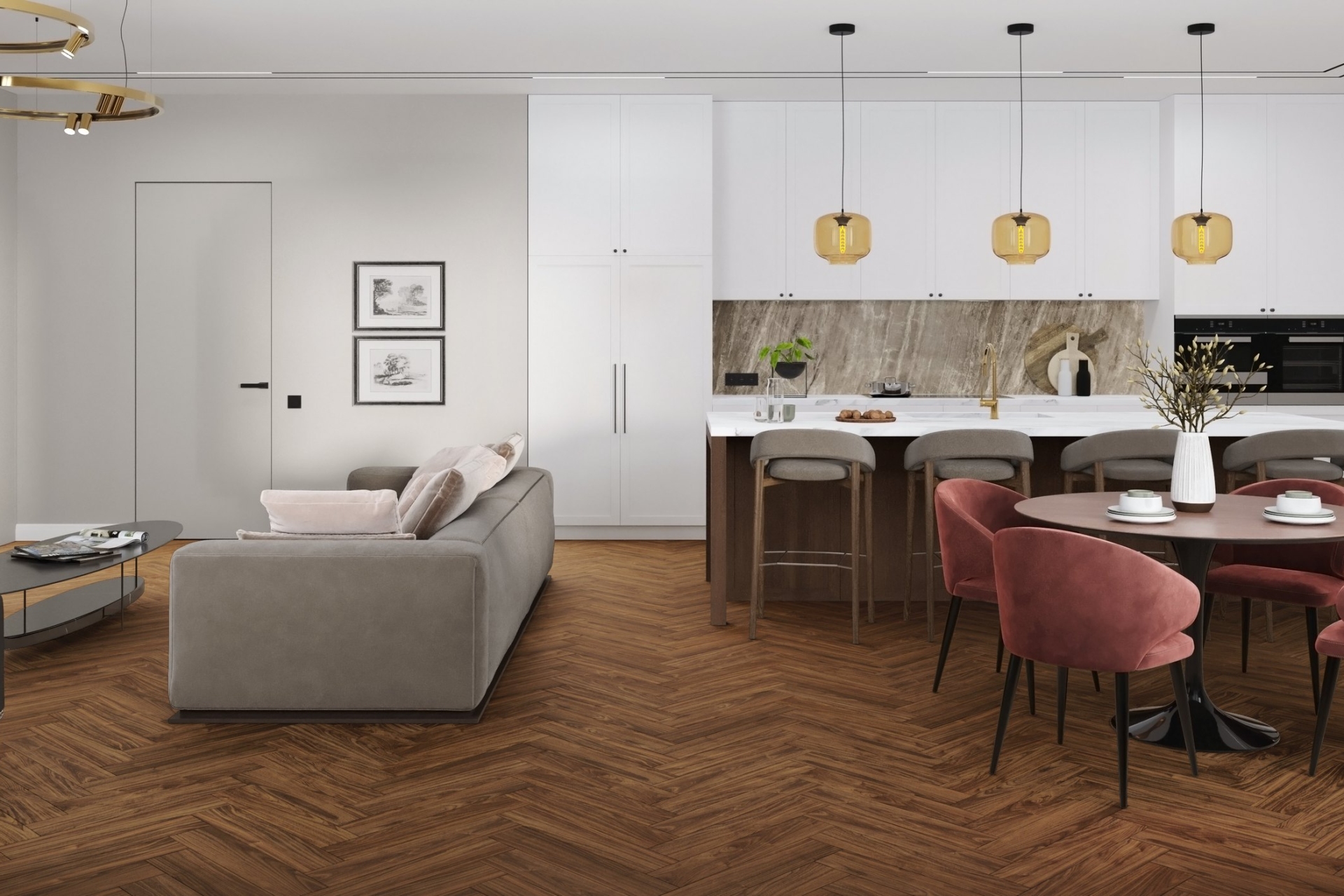 SPC ламинат «Damy Floor» Дерби (615*123*4 мм) — купить в Братске