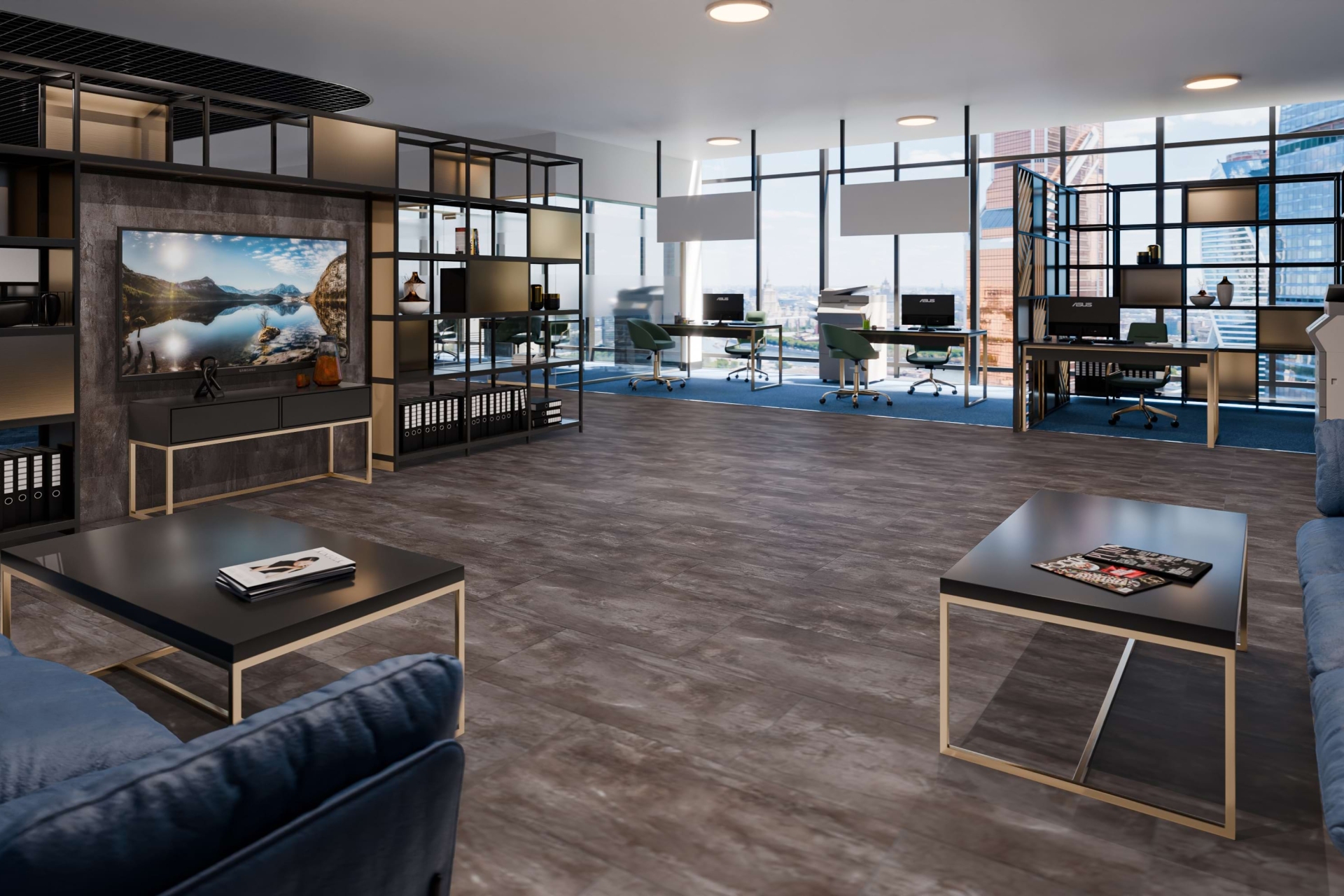 Усовершенствованная кварц-виниловая плитка «Damy Floor» Вайсхорн (912,4*455,2*2,5 мм) — купить в Братске