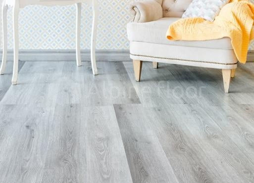 Кварцвиниловая плитка "Alpine Floor" Дуб Пепельный  (1219*184*2мм) — купить в Братске