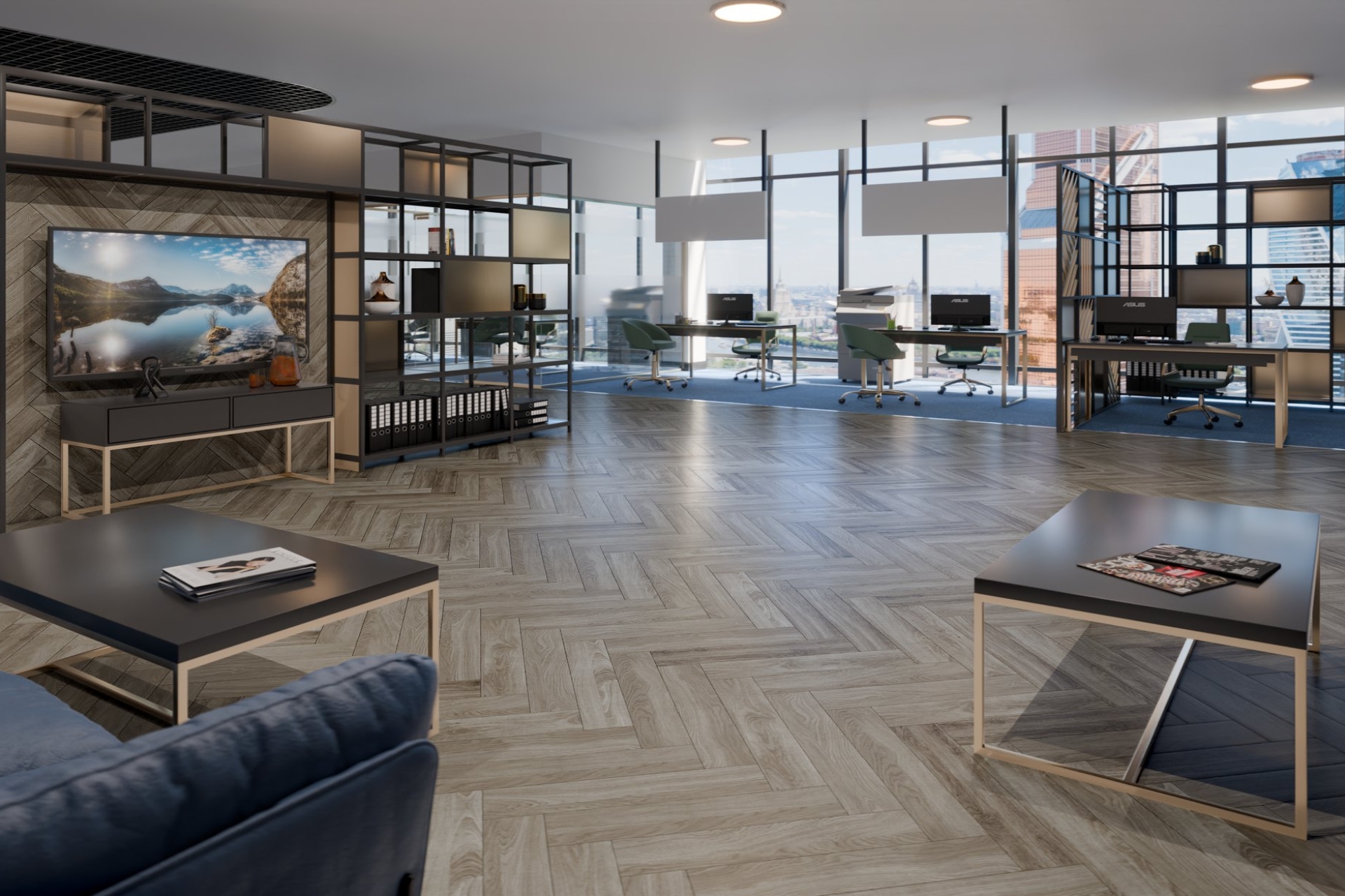 Инженерный паркет «Damy Floor» Скандинавский (укладка елочкой) — купить в Братске