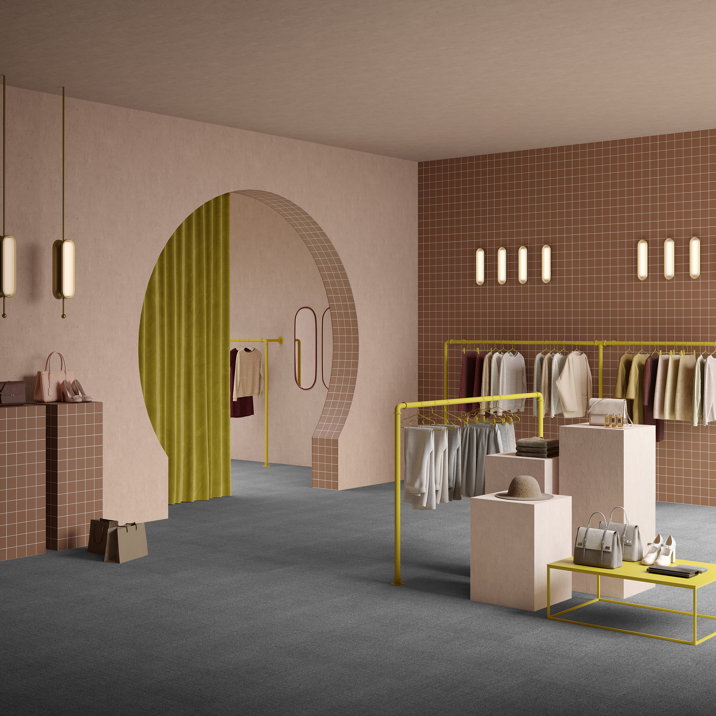 Ковровая плитка Mantra Tile 97 (500*500*6 мм) — купить в Братске