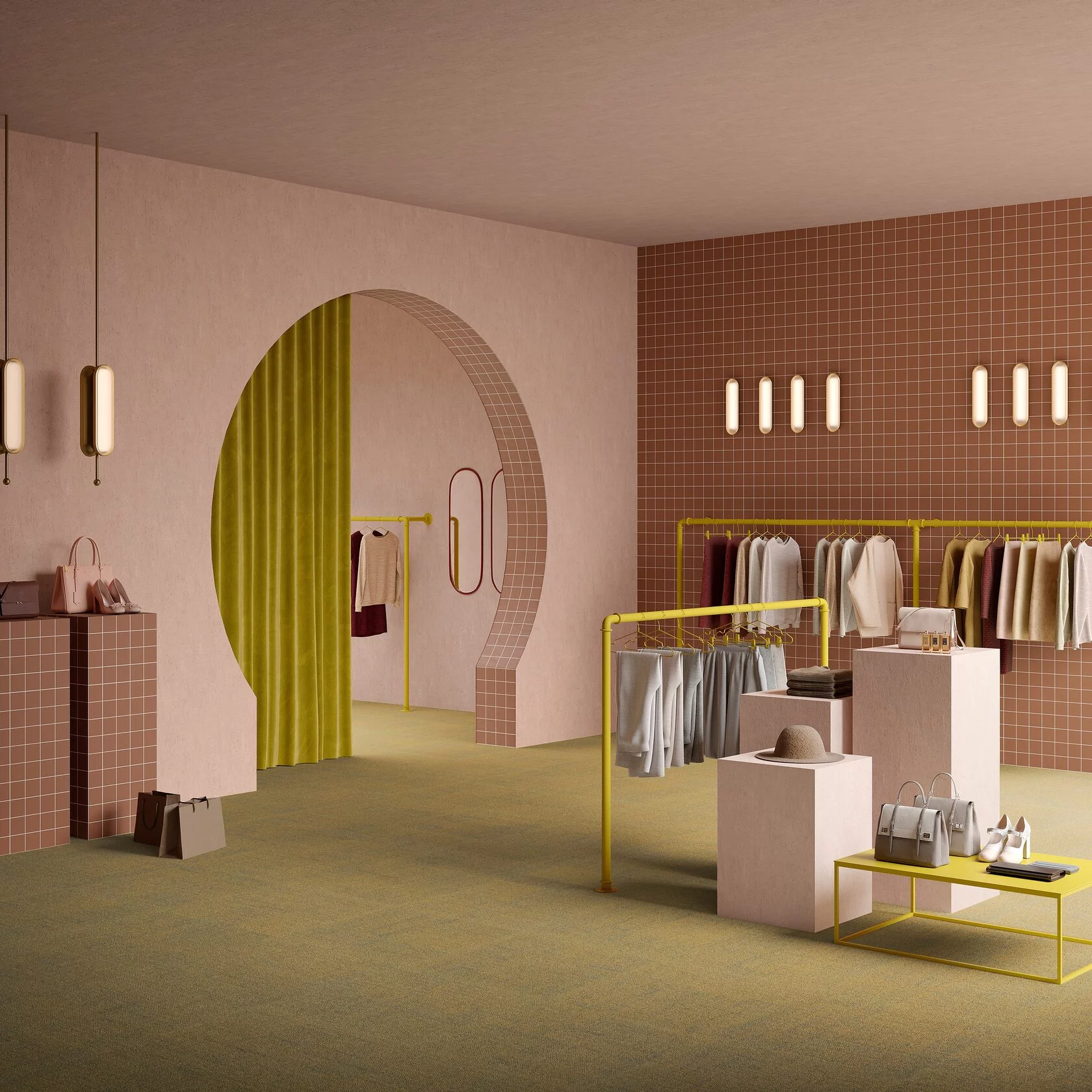 Ковровая плитка Mantra Tile 94 (500*500*6 мм) — купить в Братске