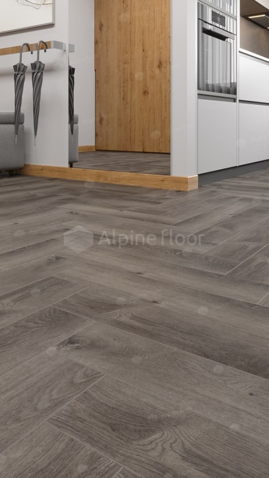 Виниловая плитка "Alpine Floor" Parquet LVT Дуб Мерга (590*118*2,5 мм) — купить в Братске