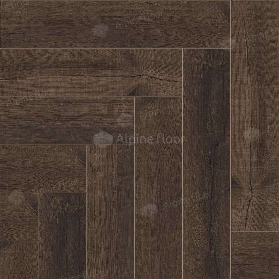 Виниловая плитка "Alpine Floor" Parquet LVT Дуб Альферац (590*118*2,5 мм) — купить в Братске