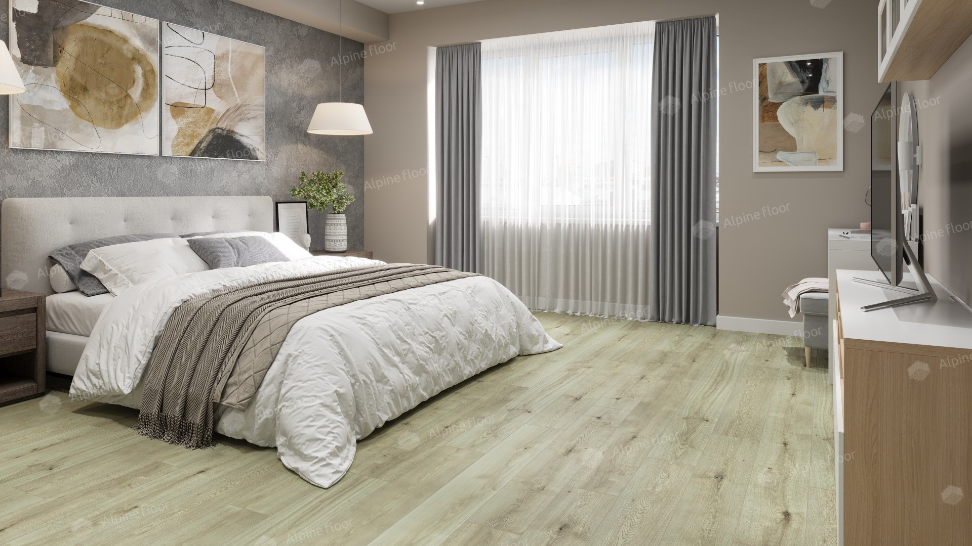 Ламинат "Alpine Floor" Дуб Венеция (1285*192*8 мм) — купить в Братске