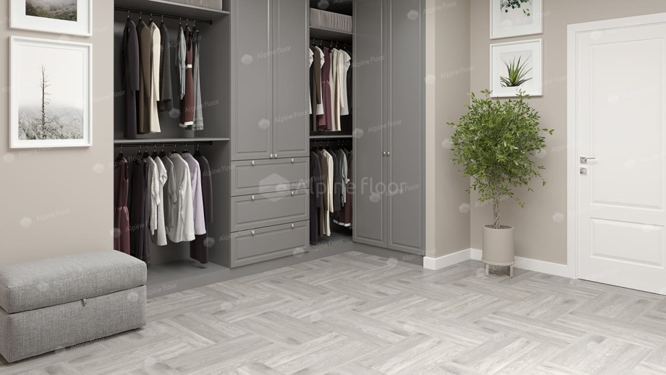 Виниловая плитка "Alpine Floor" Parquet LVT Дуб Полис (590*118*2,5 мм) — купить в Братске