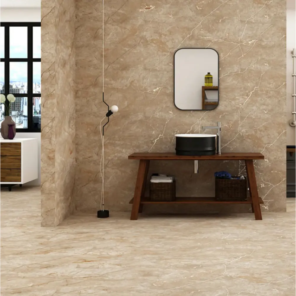 Керамогранит "Sonex" Mostaco natural карвинг 60x120см цвет светло-коричневый с прожилками — купить в Братске