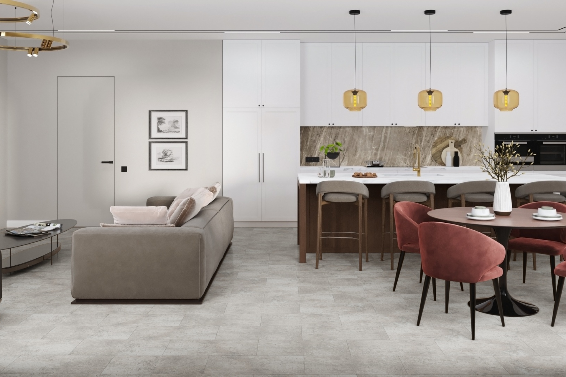 SPC плитка «Damy Floor» Фудзияма (610*305*5 мм) — купить в Братске