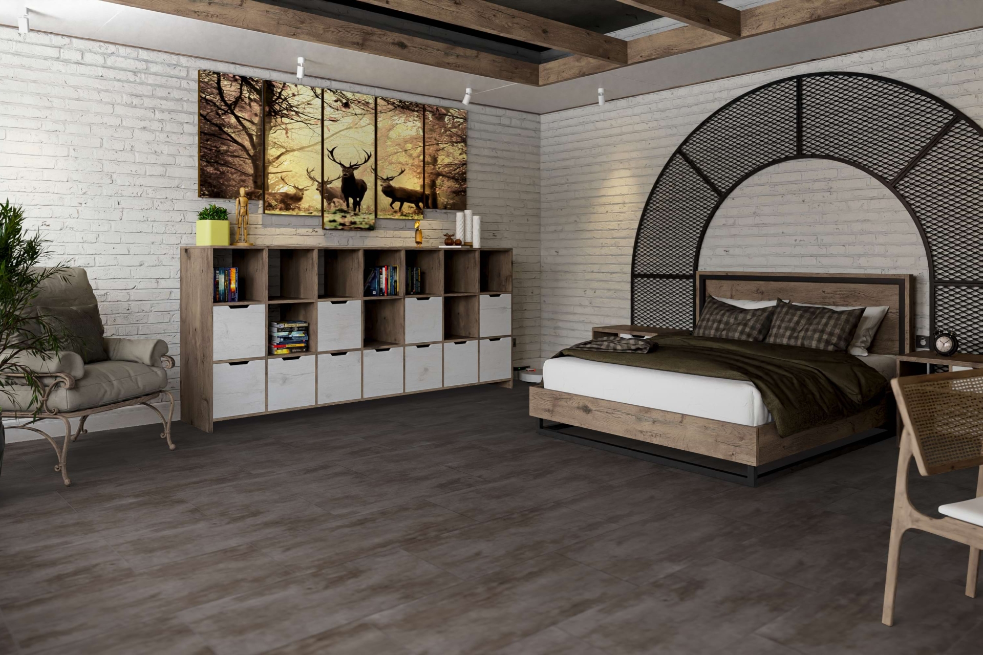 Усовершенствованная кварц-виниловая плитка «Damy Floor» Арарат (912,4*455,2*2,5 мм) — купить в Братске