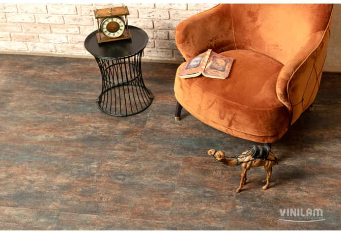 Кварц-винил Керамическая Сталь (950*480*2,5 мм) — купить в Братске