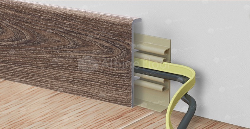 Напольный плинтус Rico Concept 80 Дуб фисташковый (2200*20*80 мм) — купить в Братске