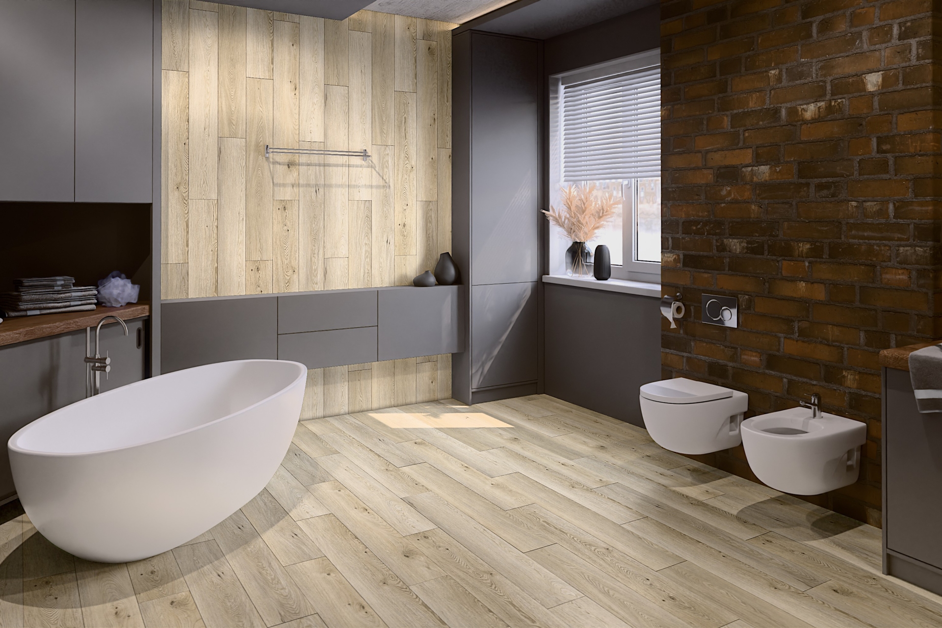 SPC ламинат «Damy Floor» Дуб Кавказский (1220*180*4 мм) — купить в Братске