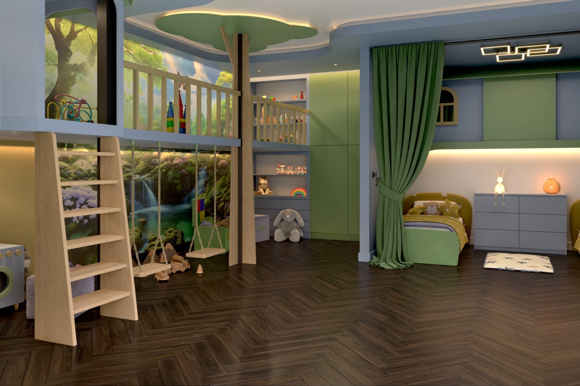 Инженерный паркет «Damy Floor» Каштановый (укладка елочкой) — купить в Братске